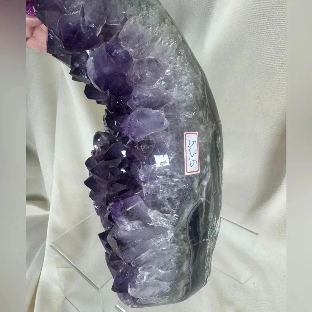 Brazilian Amethyst Juicy Grape Jelly Points 🍇 Cutbase Display Statement Piece - Picture 10 of 11